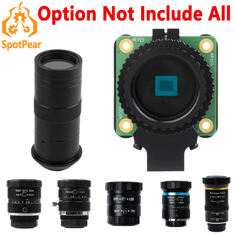 Raspberry Pi Global Shutter Camera Imx296 - 라즈베리 파이 글로벌 셔터 카메라 망원/100X-현미경/줌