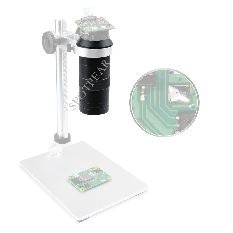 라즈베리 파이 산업용 100X 현미경 렌즈, C/CS- - Raspberry Pi Hq Camera Microscope Lens 리뷰 및 가격